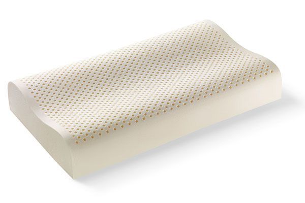 Guanciale in schiuma di lattice ergonomico