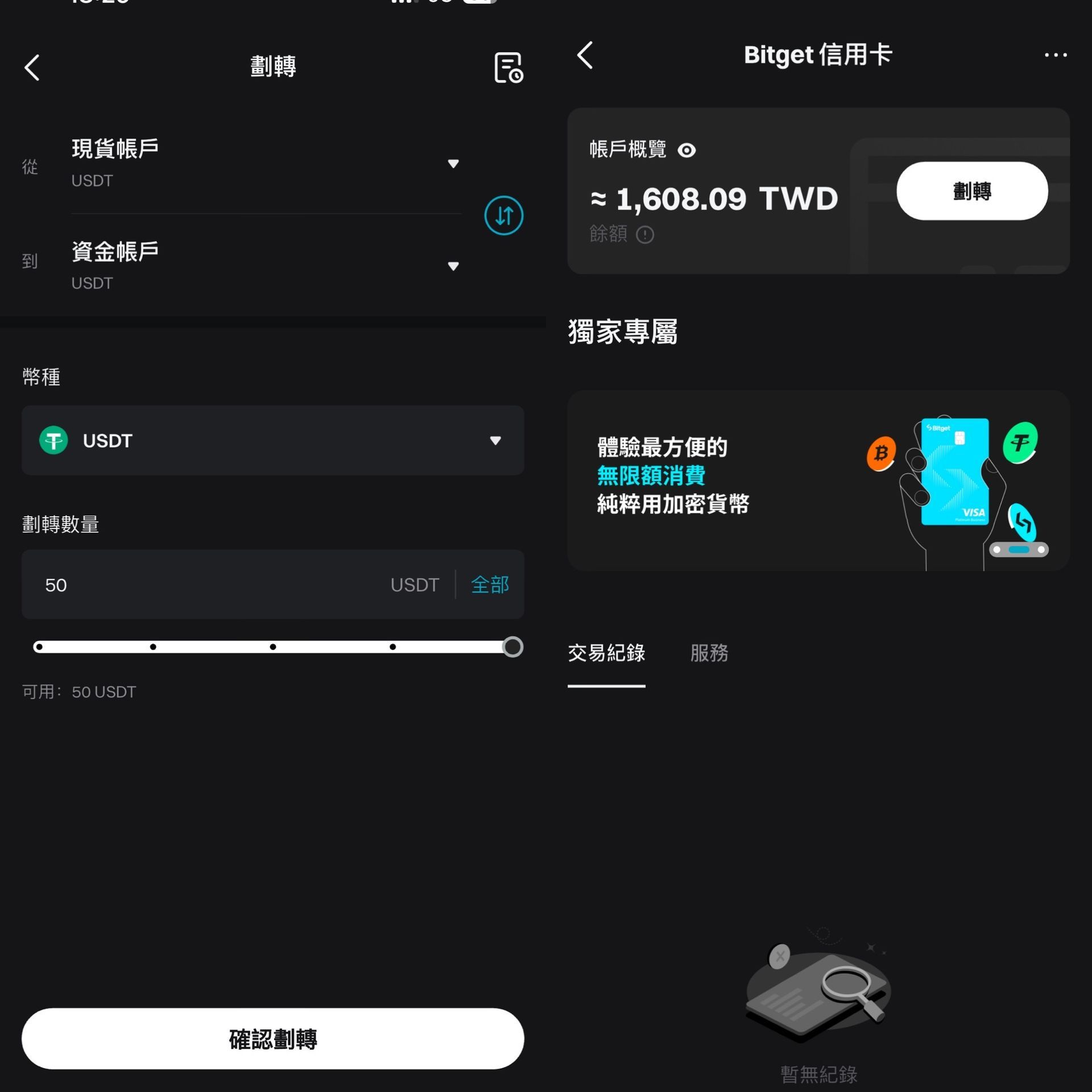 Bitget Visa信用卡
