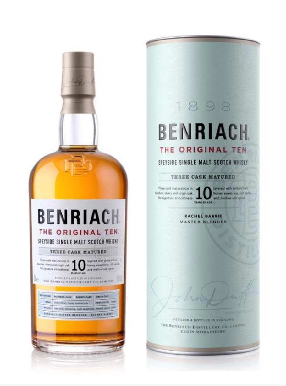 班瑞克10年單一麥芽蘇格蘭威士忌 BENRIACH 10Y Single Malt Scotch Whisky 0.7L