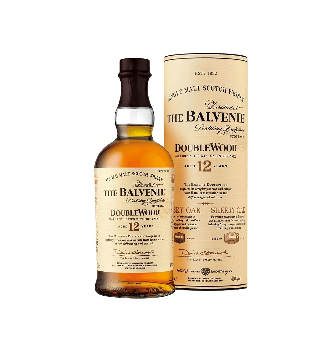 蘇格蘭 百富 12年 單一麥芽 威士忌 BALVENIE 12Y Doublewood Single Malt Scotch Whisky 700mL