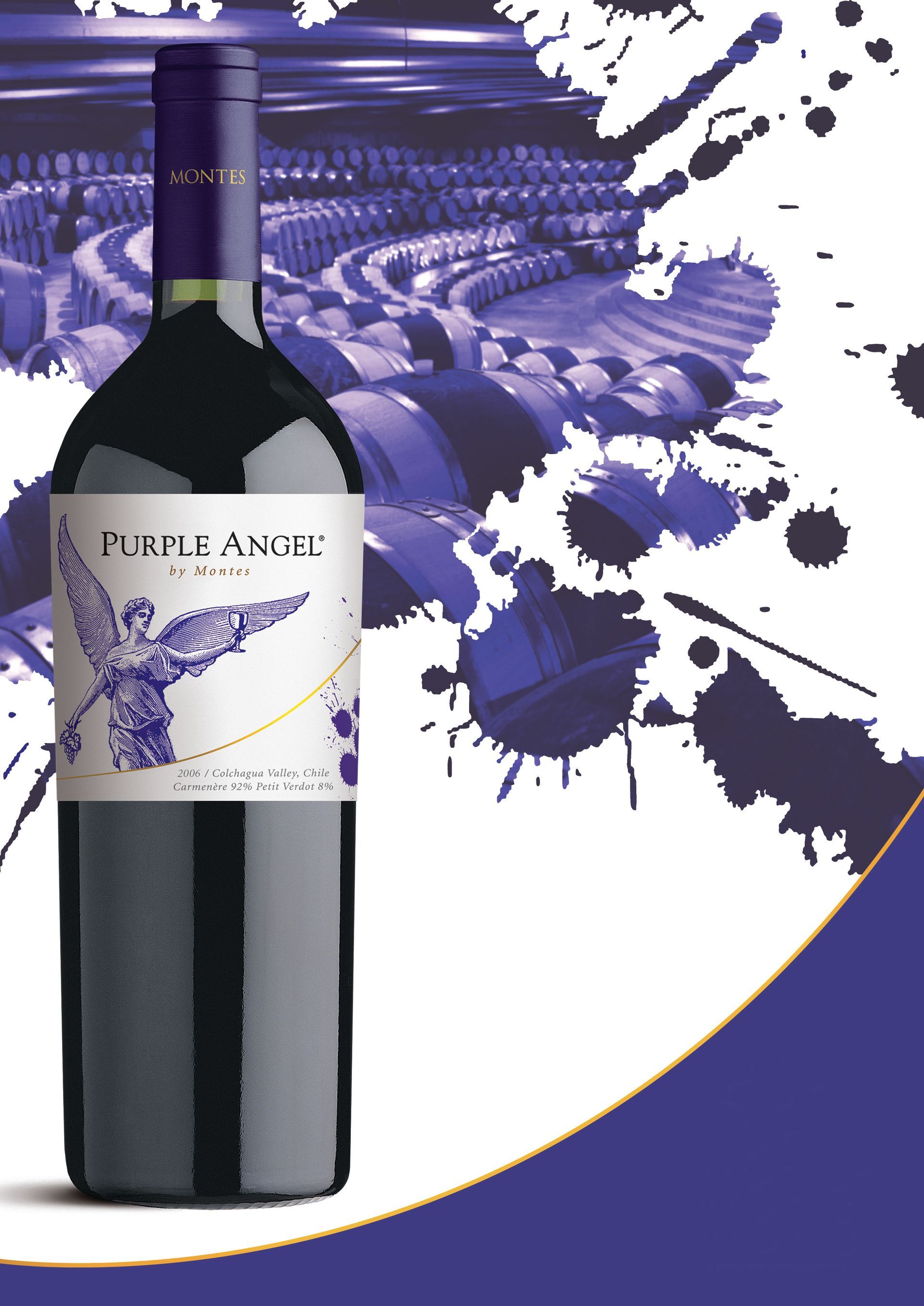 智利 蒙帝斯酒莊 紫色天使 紅葡萄酒 Montes Purple Angel 2021 750mL