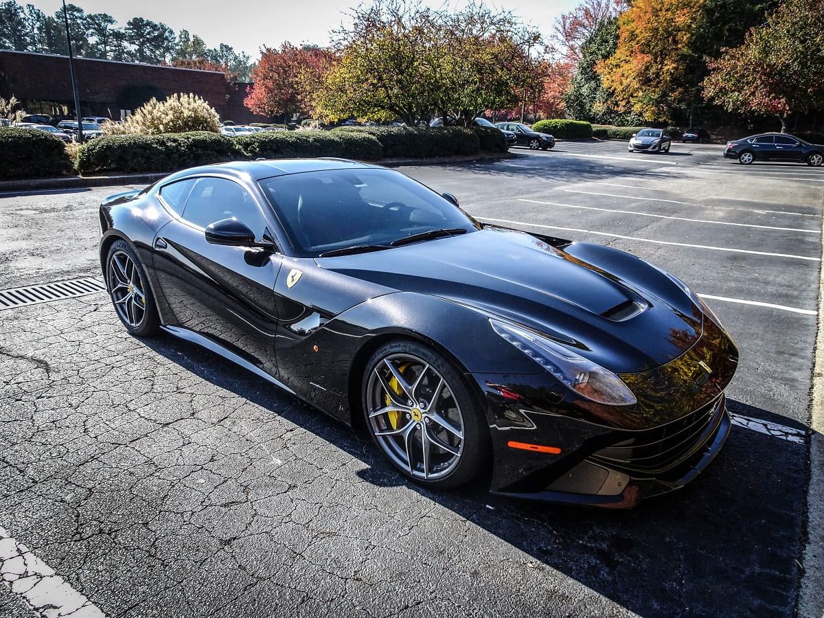 Ferrari after window tinting