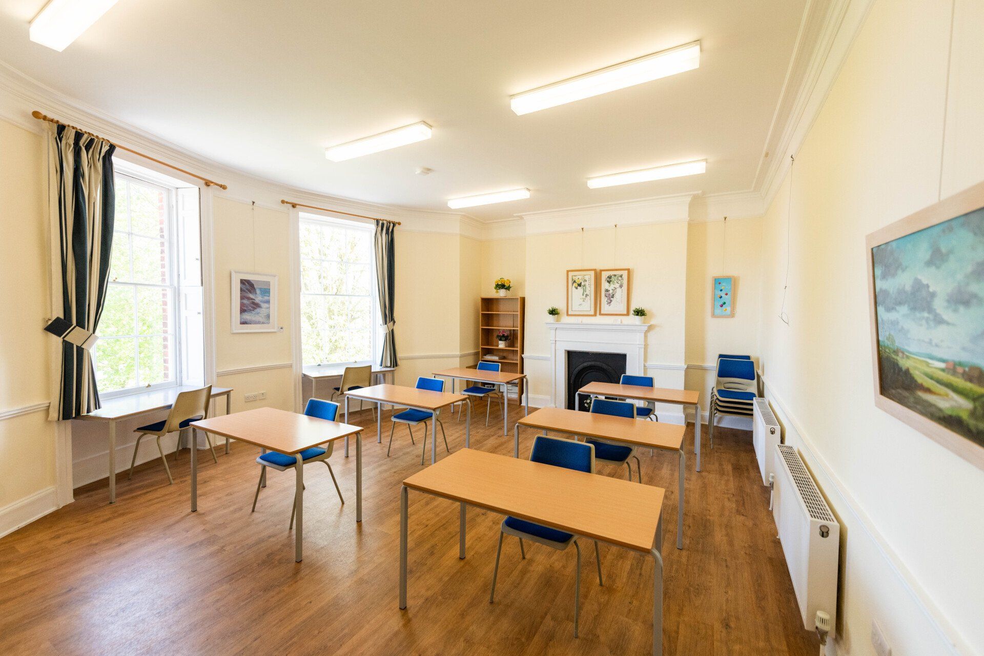 The Langford Room is a perfect space as a classroom or larger meeting