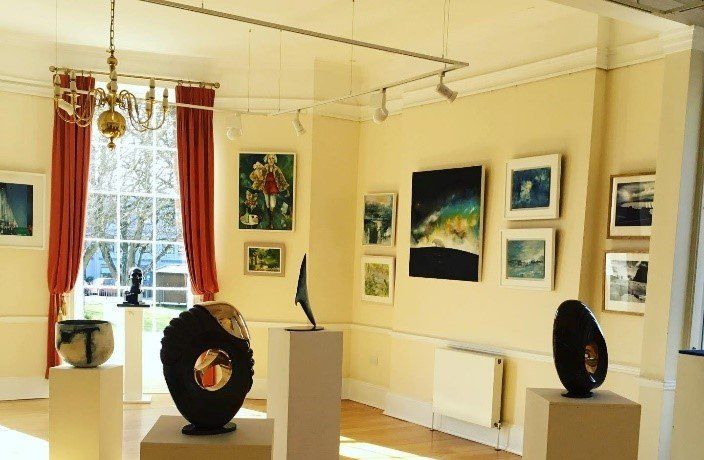 Paintings at Exhibition at Kennaway House