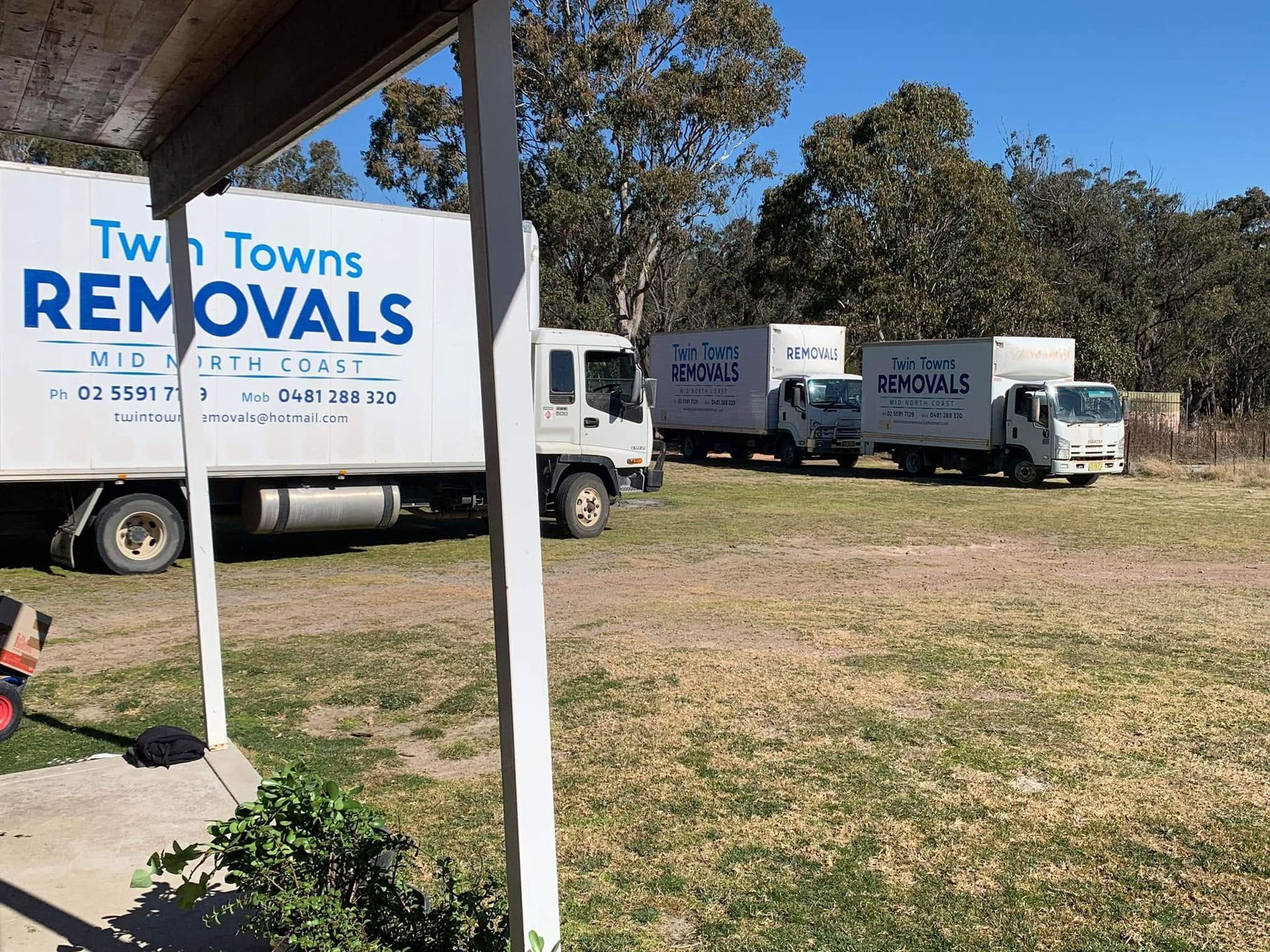 Trucks Of Removalists In Forster