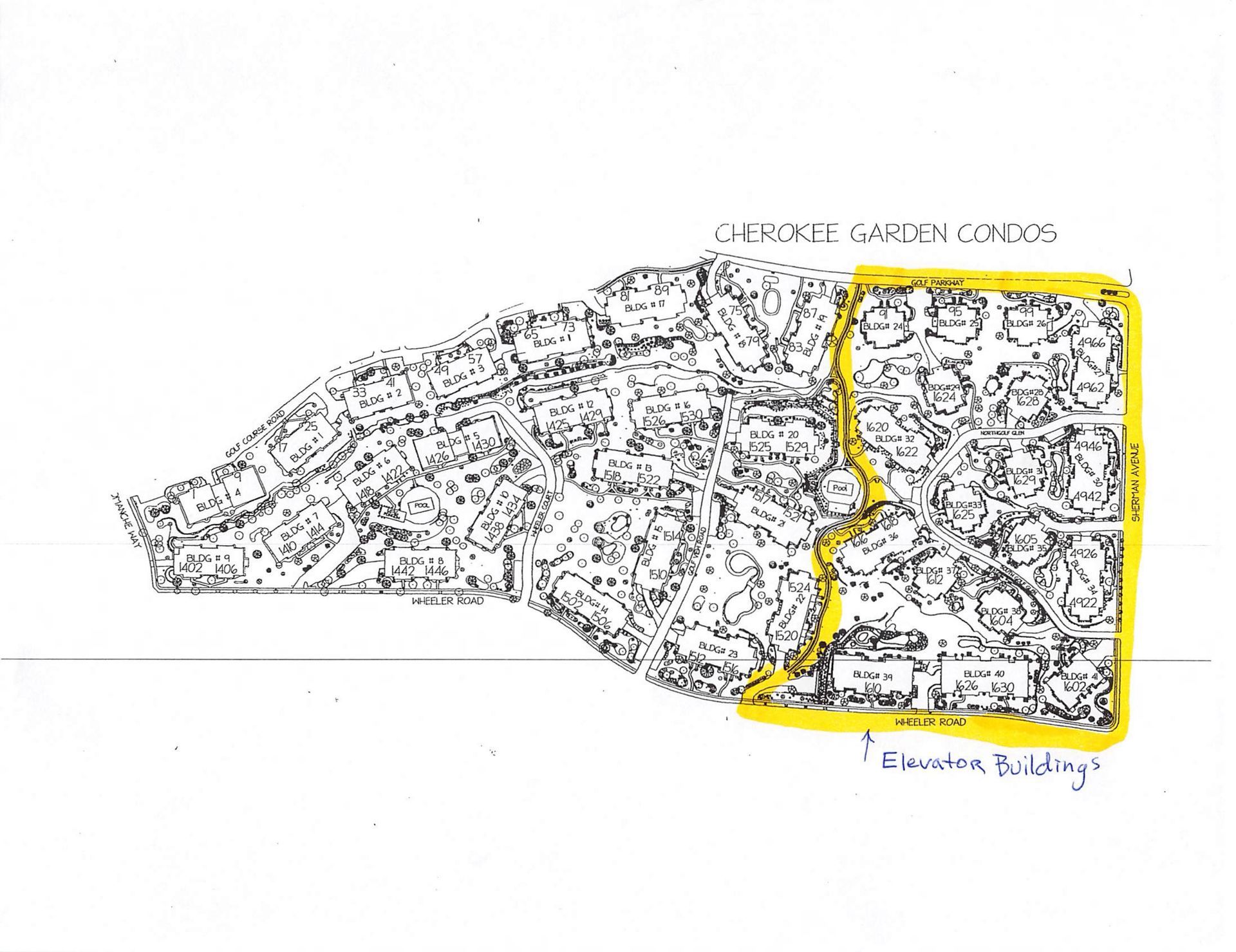 map of floor plans
