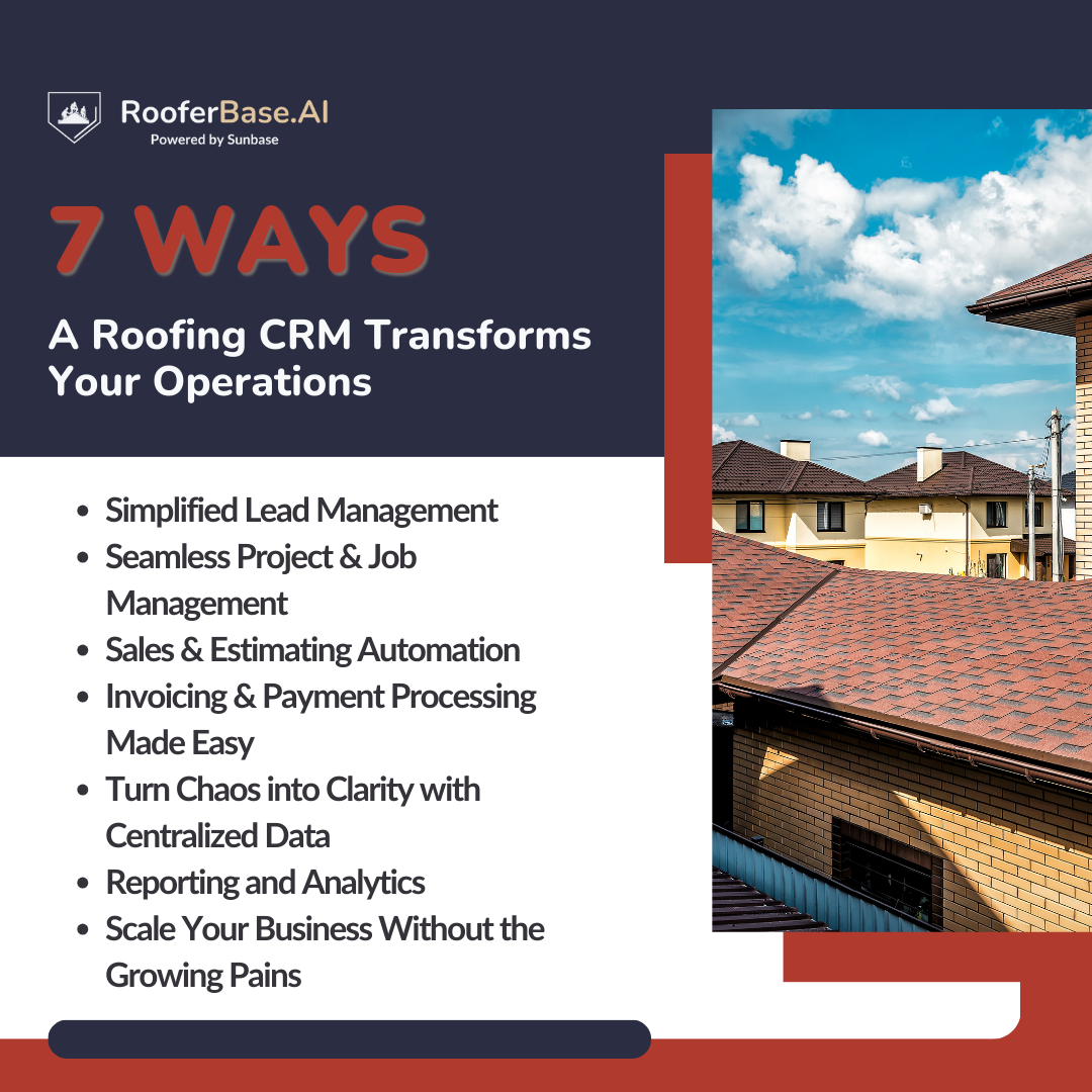 7 Ways a Roofing CRM Transforms Your Operations