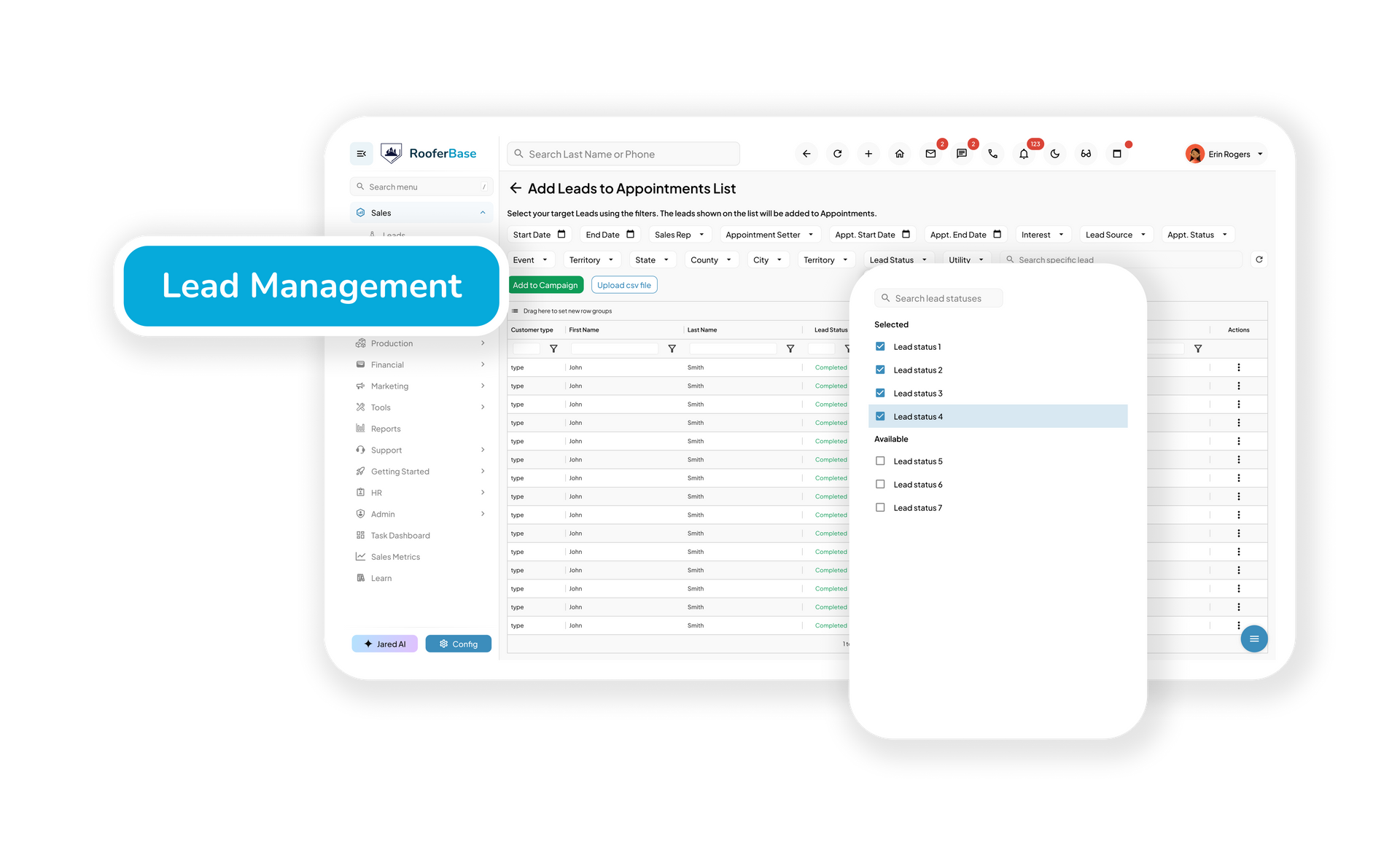 Roofing CRM Software
