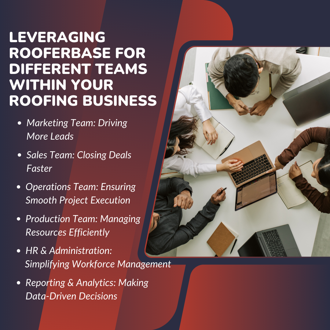 Leveraging Rooferbase for Different Teams Within Your Roofing Business