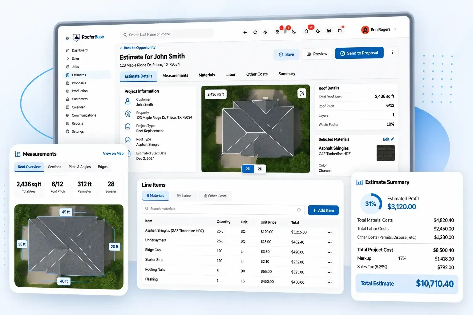 Roofing Estimating Software for Accurate Job Pricing and Faster Bids