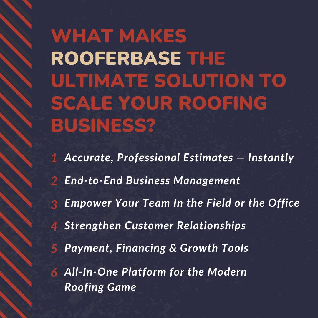 What Makes Rooferbase the Ultimate Solution to Scale Your Roofing Business?