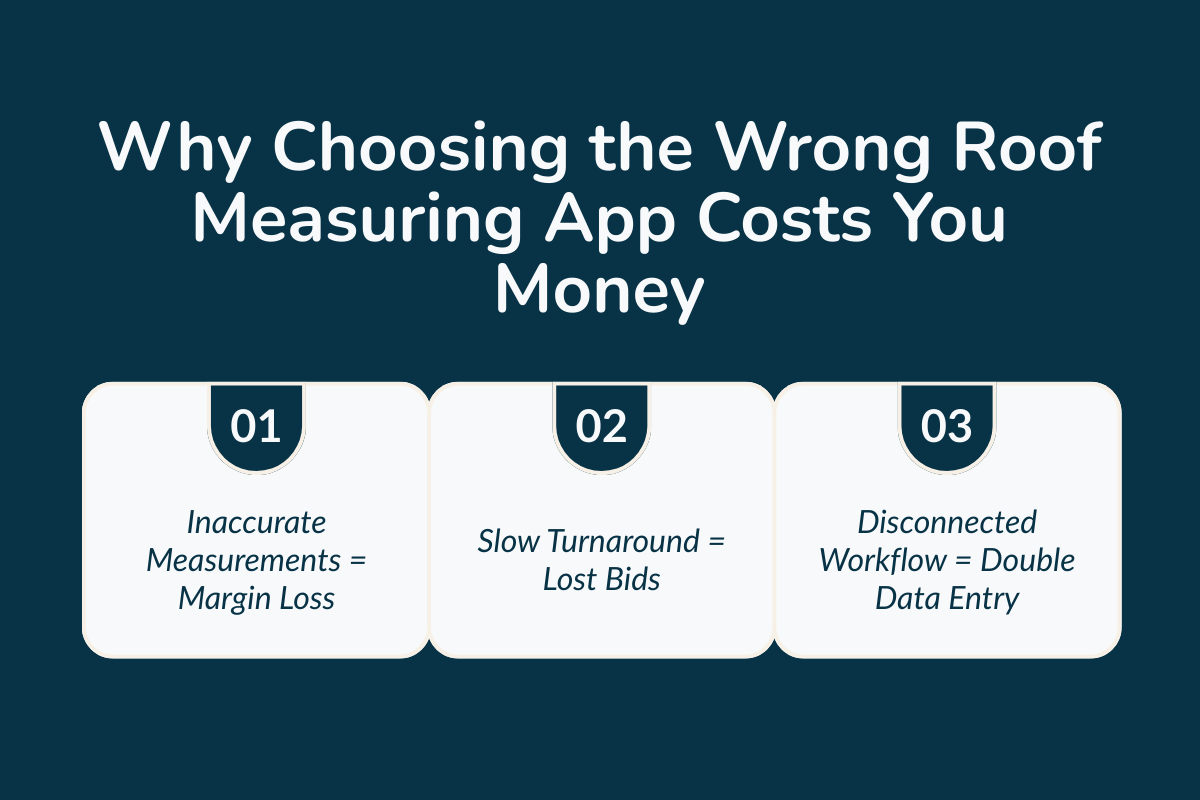 Why Choosing the Wrong Roof Measuring App Costs You Money?