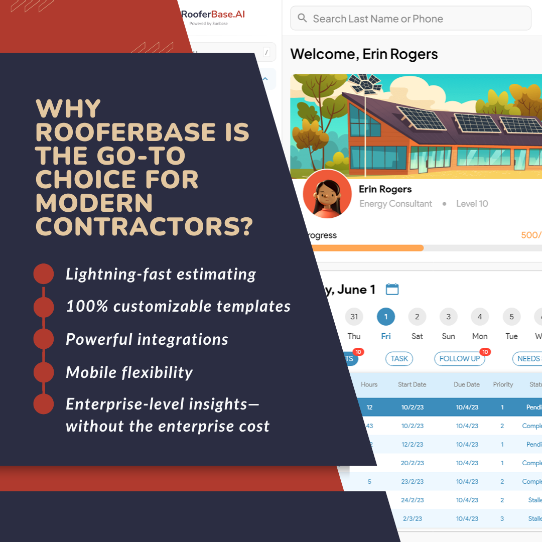 Why is Rooferbase the go-to choice for modern contractors?