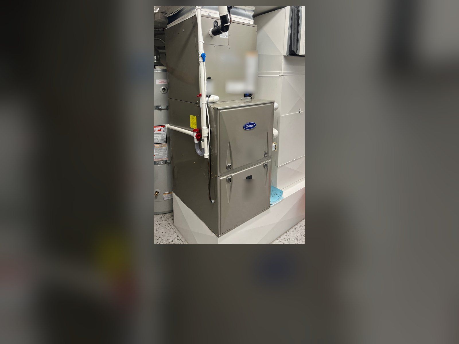 New Carrier gas furnace installed by Alpine Aire in a Wenatchee, WA home
