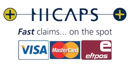 HICAPS logo with the text