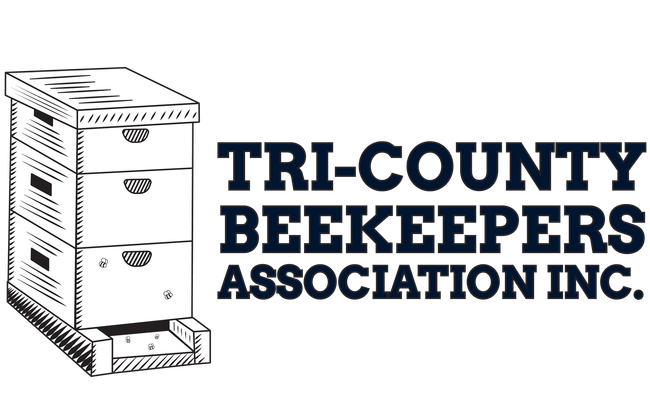 The logo for the tri-county beekeepers association inc.
