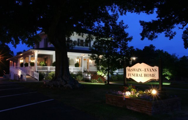 Mcswain Evans Funeral Home In Newberry South Carolina