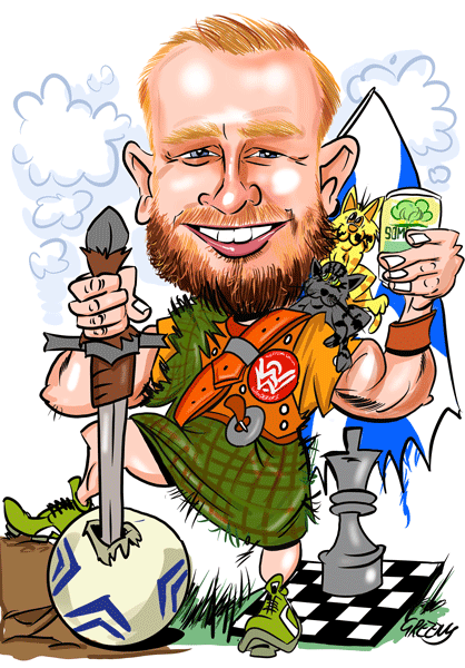 Digital caricatures order onlie shop