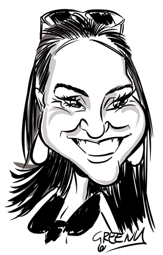 Digital Caricatures for live events with David Green