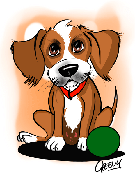 Pet portraits Gallery page-Pet Caricature Have Your Pets Drawn | Personalised Pet Portraits