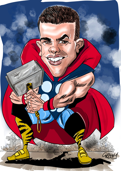 Digital Cartoonist Caricatures a great gift idea with David Green order from online shop.