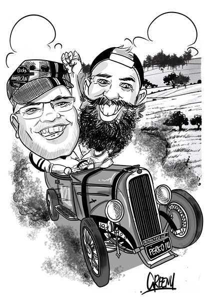 Welcome to David Green’s Online Cartoon Shop
I create custom gift caricatures from your photos—personalised artwork that makes people smile!