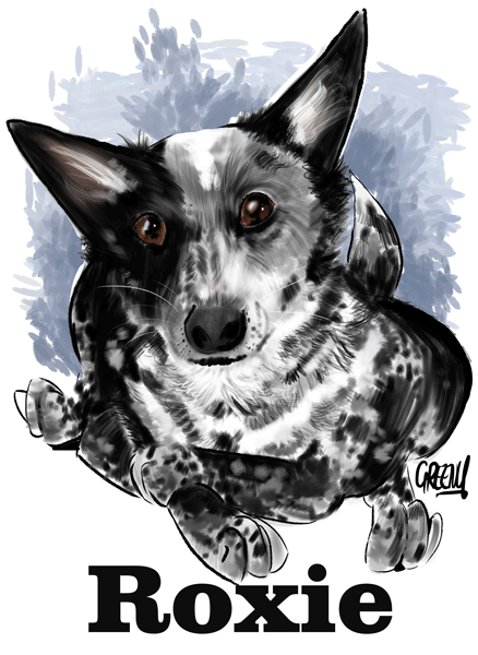 Pet portraits Gallery page-Pet Caricature Have Your Pets Drawn | Personalised Pet Portraits