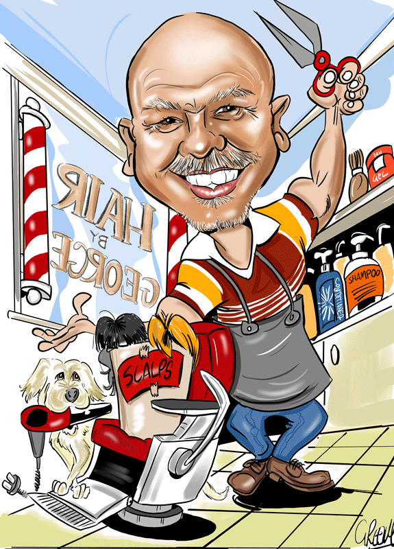 Digital Cartoonist Caricatures with David Green