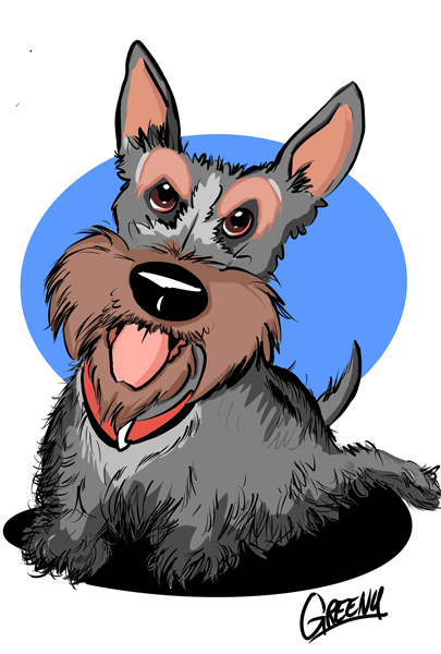 Pet portraits Gallery page-Pet Caricature Have Your Pets Drawn | Personalised Pet Portraits