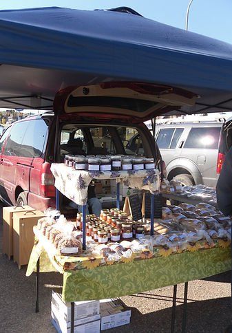 jellies for sale at farmers market