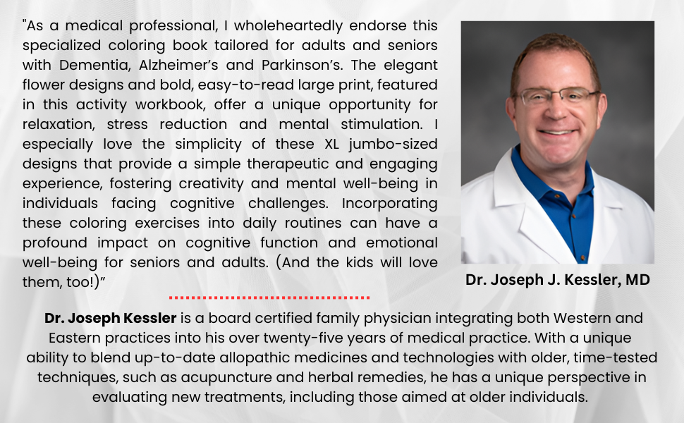 The doctor recommendation for the Adult coloring book.
