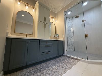 Fully custom bathroom remodel in Franklin TN