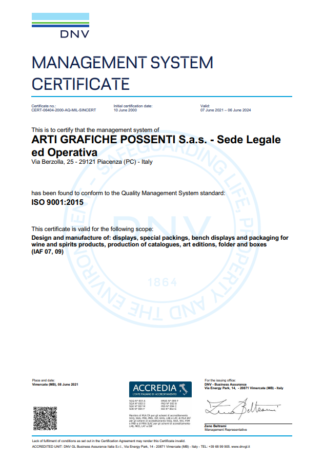 certificato