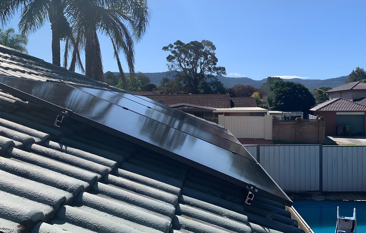 Solar Panels On Tiled Roof