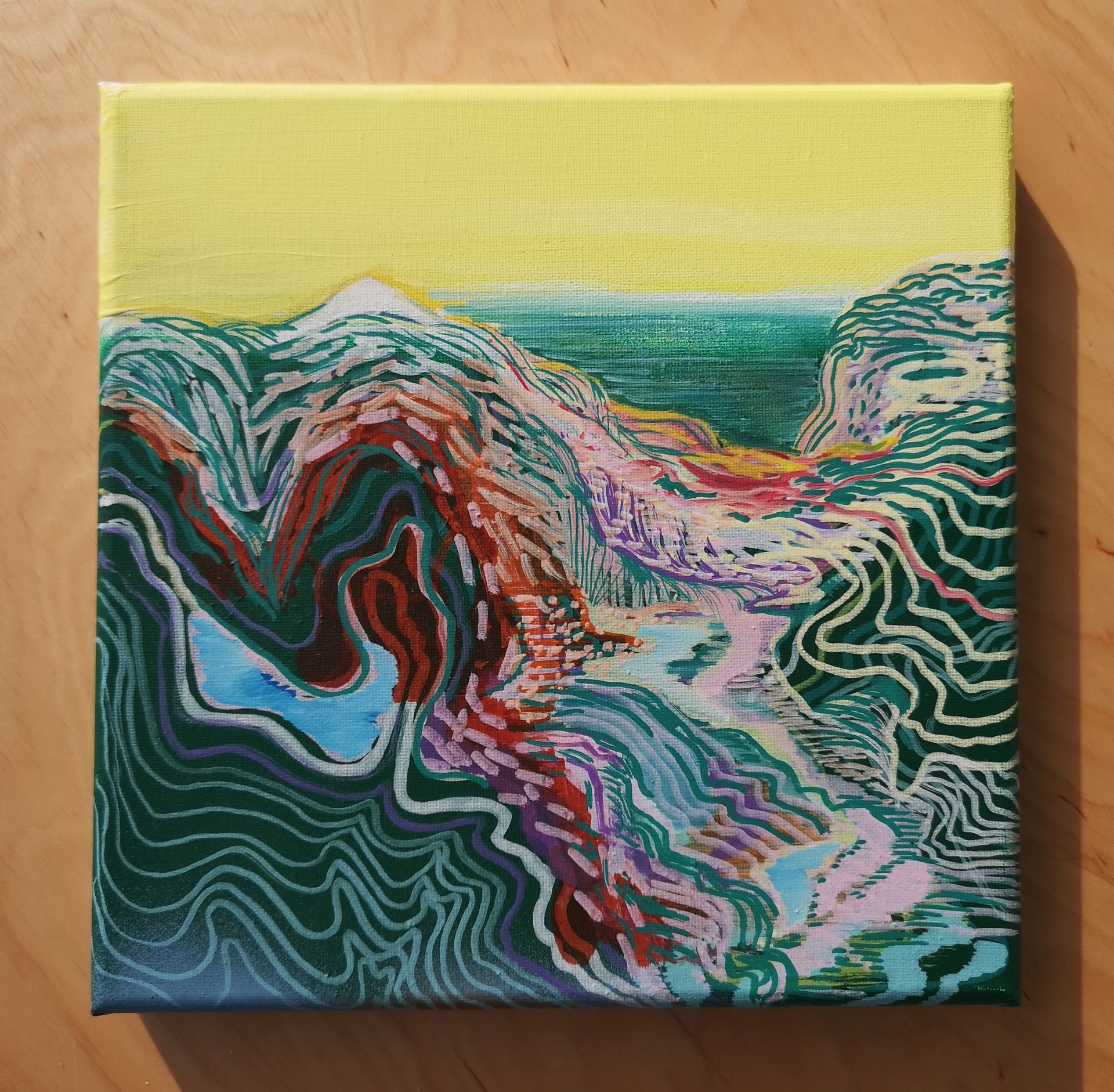 small landscape painting
