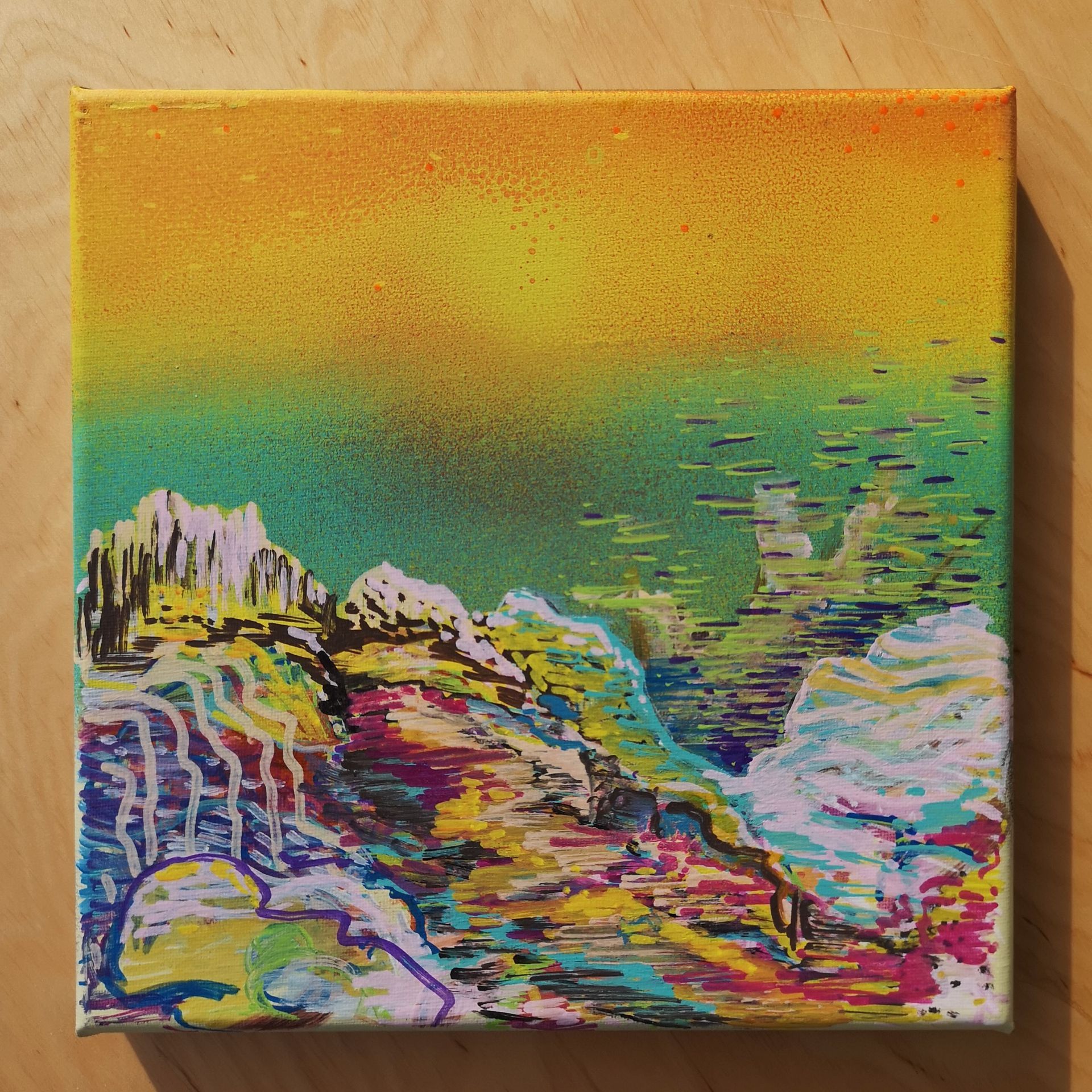 small landscape painting