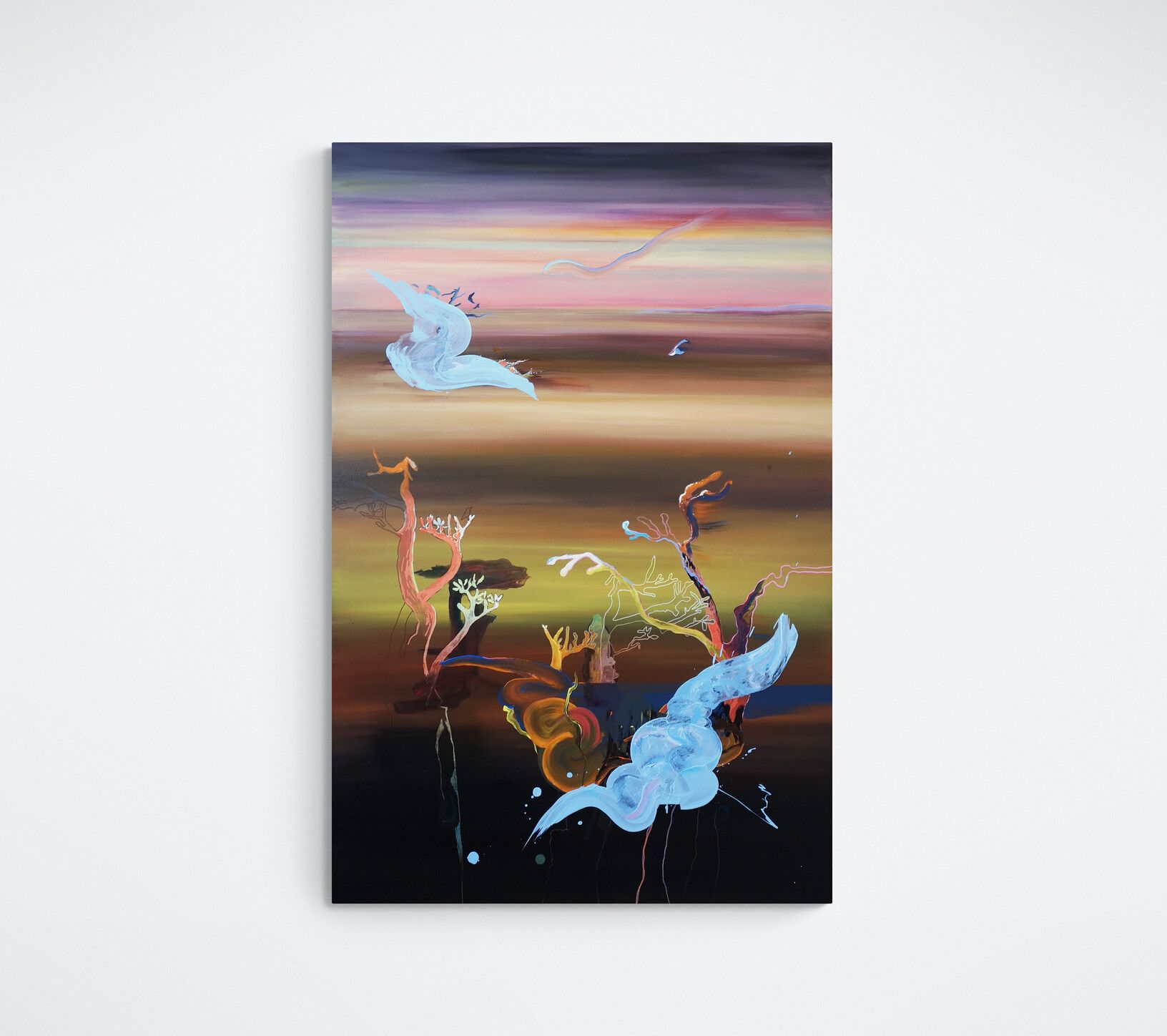 abstract landscape water