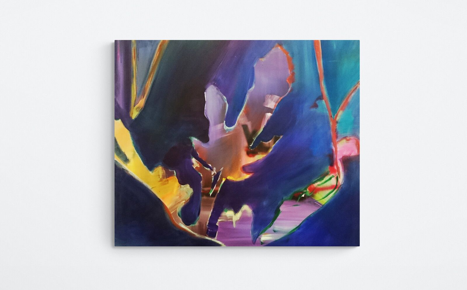 abstract leaf tree painting