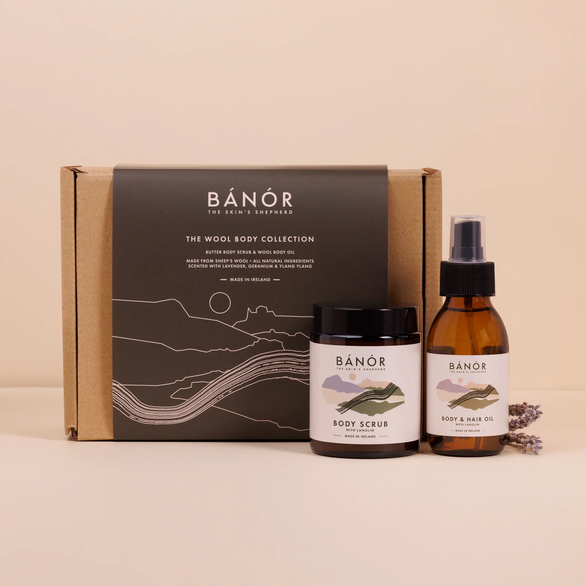 Bánór Wool Body Collection (Oil and Scrub)