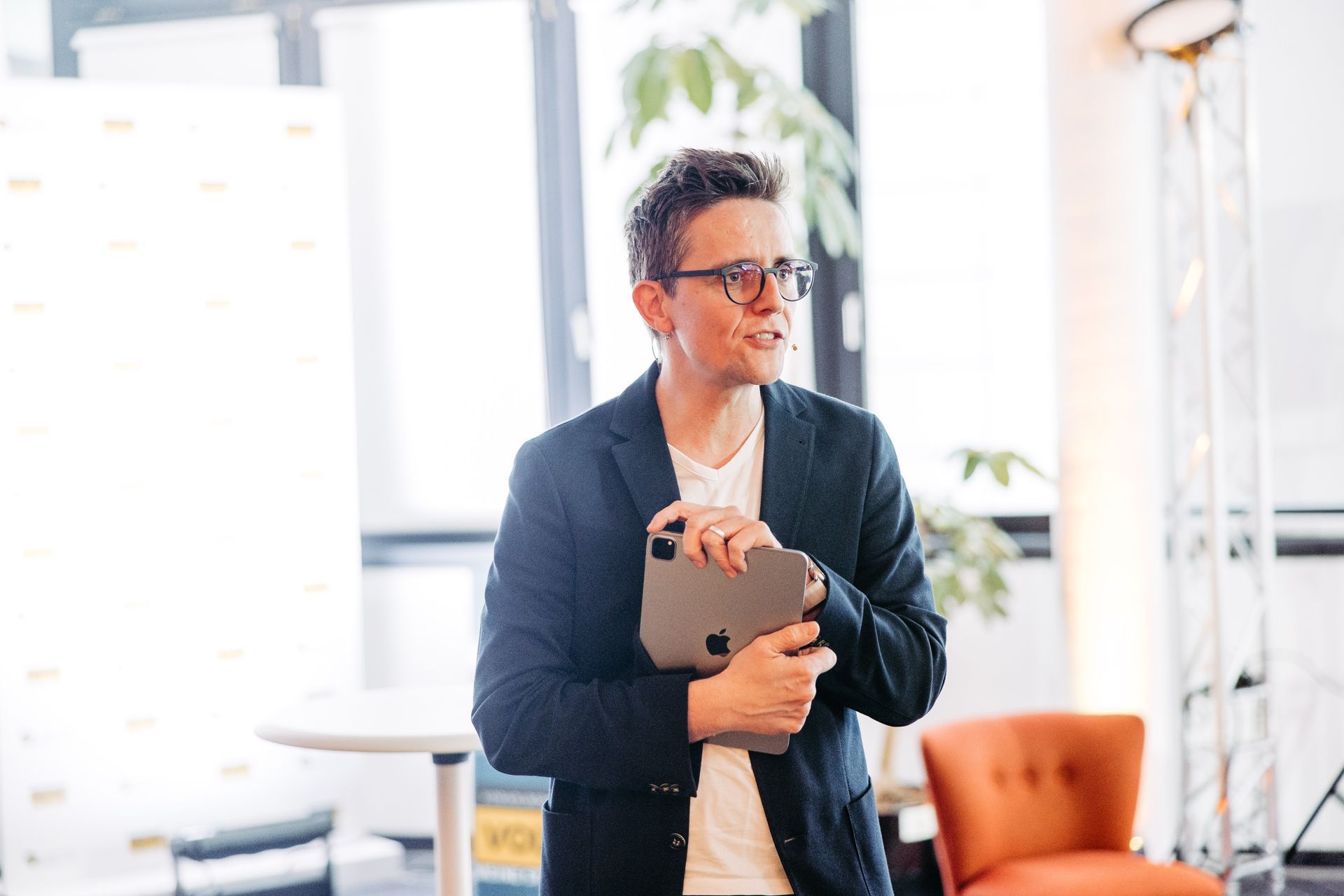 Georg Burtscher als Moderator