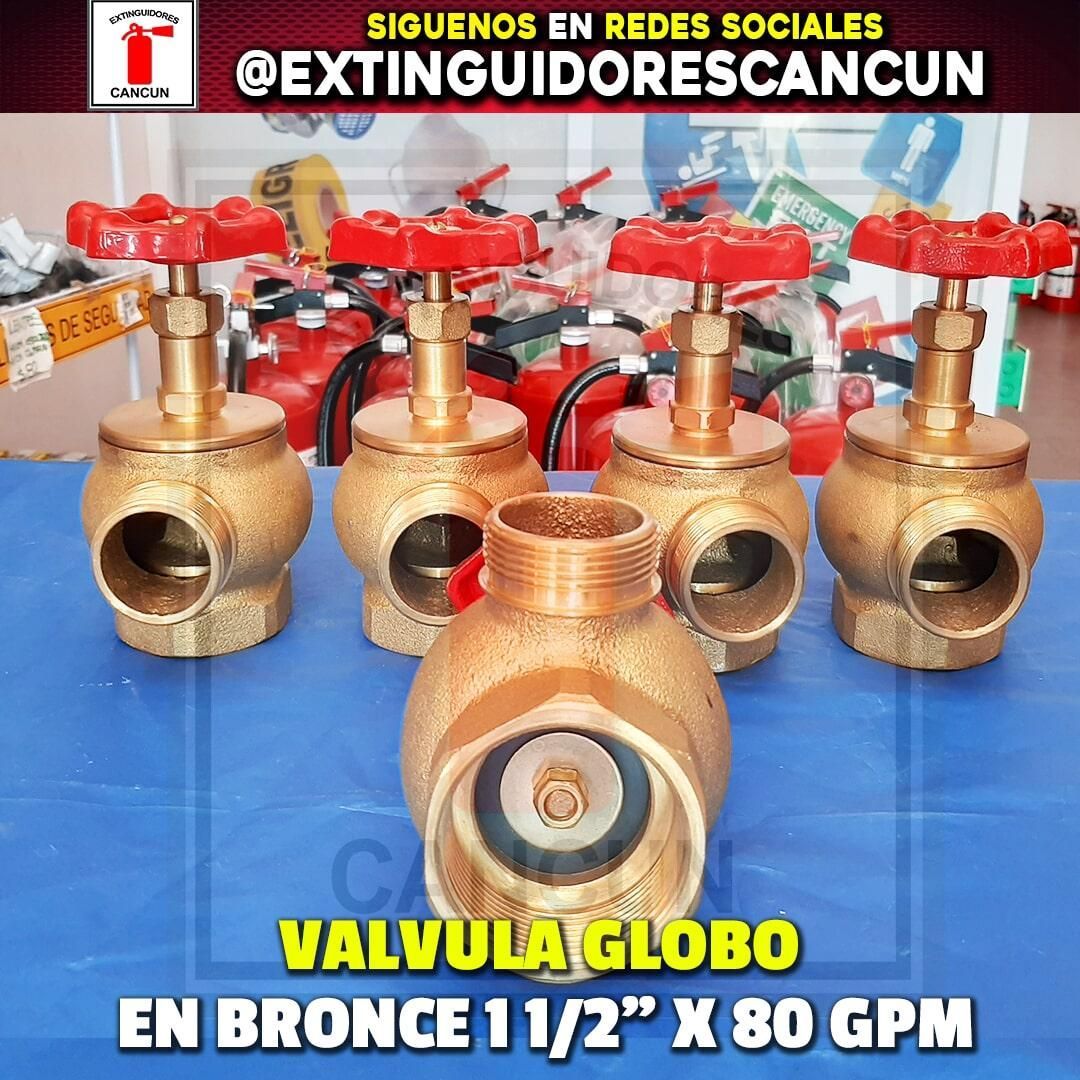 Valve globo en bronce 11 1/2 