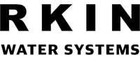 RKIN Water Systems logo in bold black text on a white background