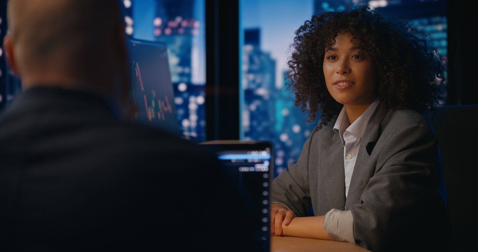 Business brokers observe and analyze stock market charts and develop investment strategies. Business brokers observe and analyze stock market charts and develop investment strategies.