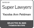 A badge that says `` super lawyers '' on it
