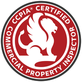 Circular logo: 
