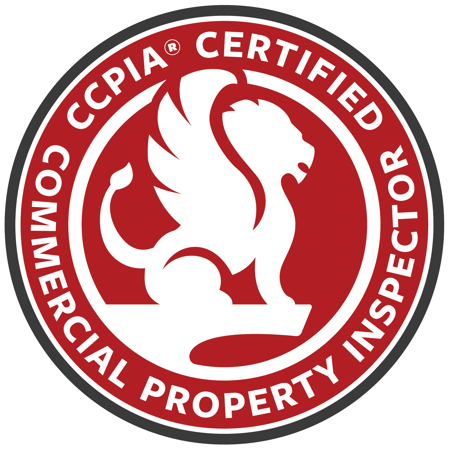Circular logo: 