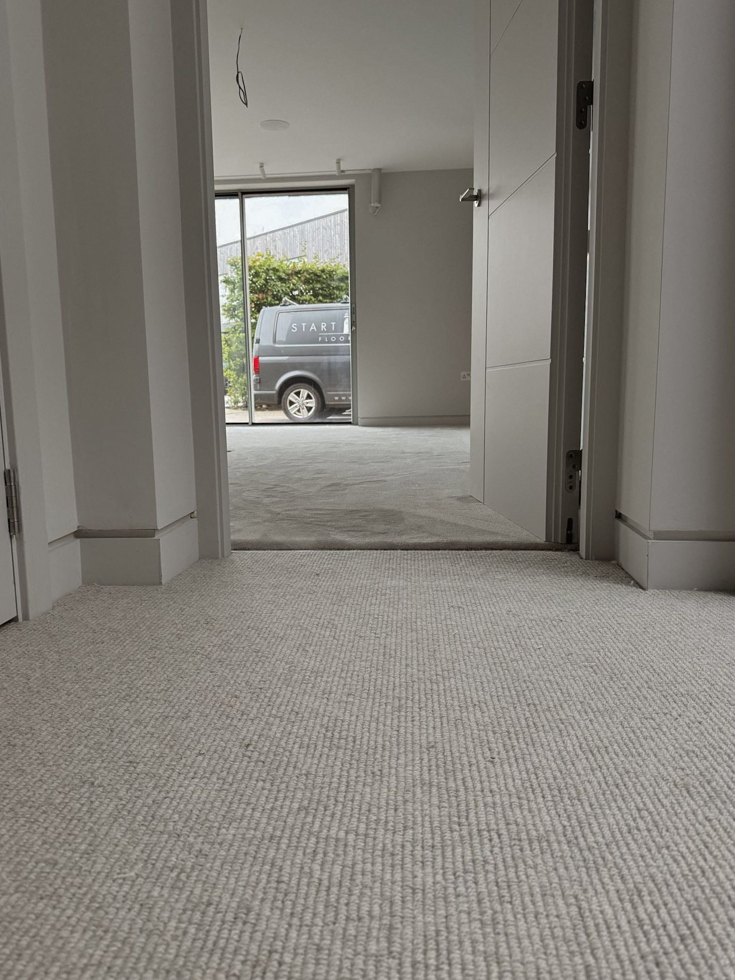 Wool carpet in house in Cornwall