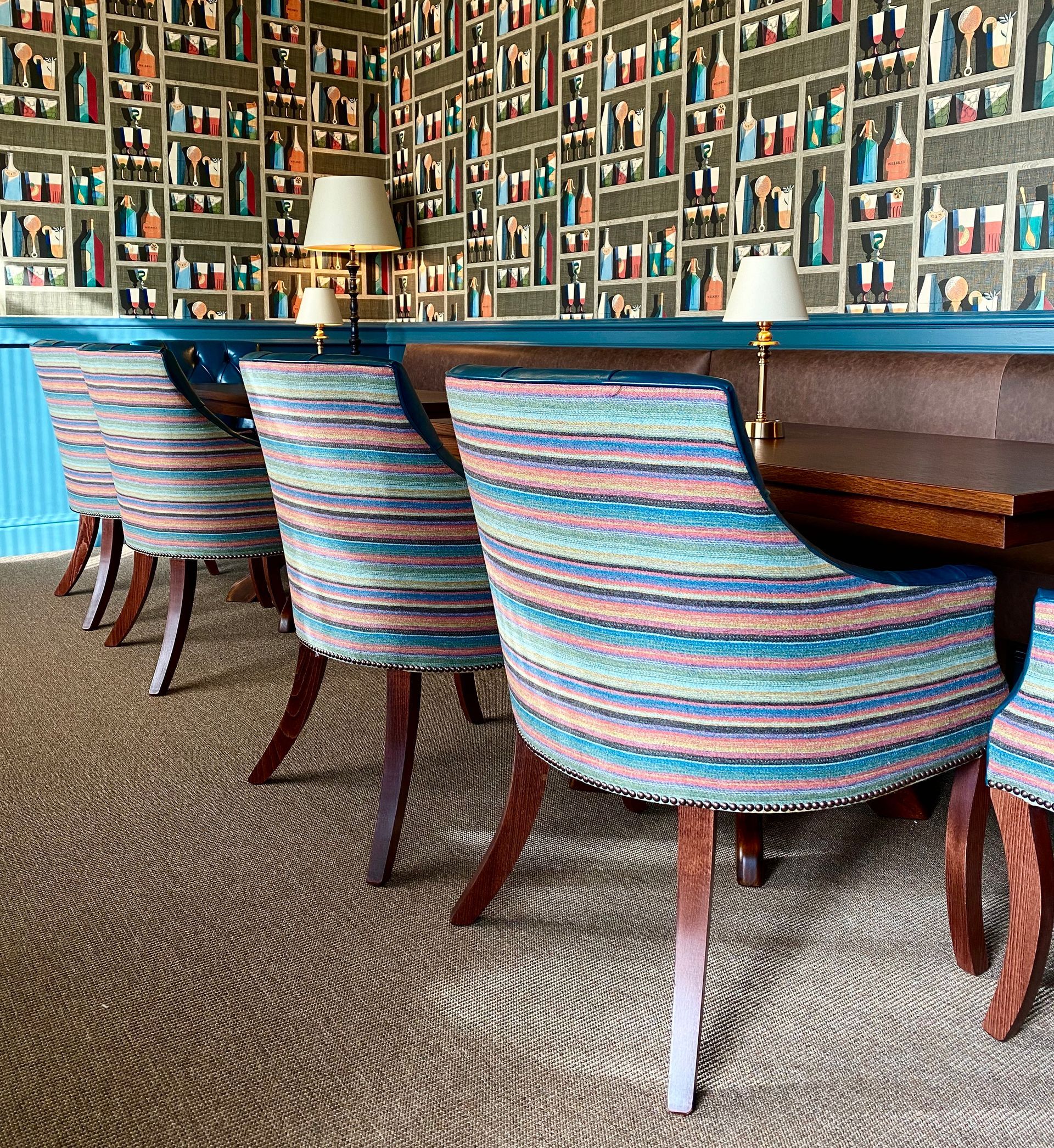 Unnatural flooring fitted in Bar in Thurlestone, South Hams
