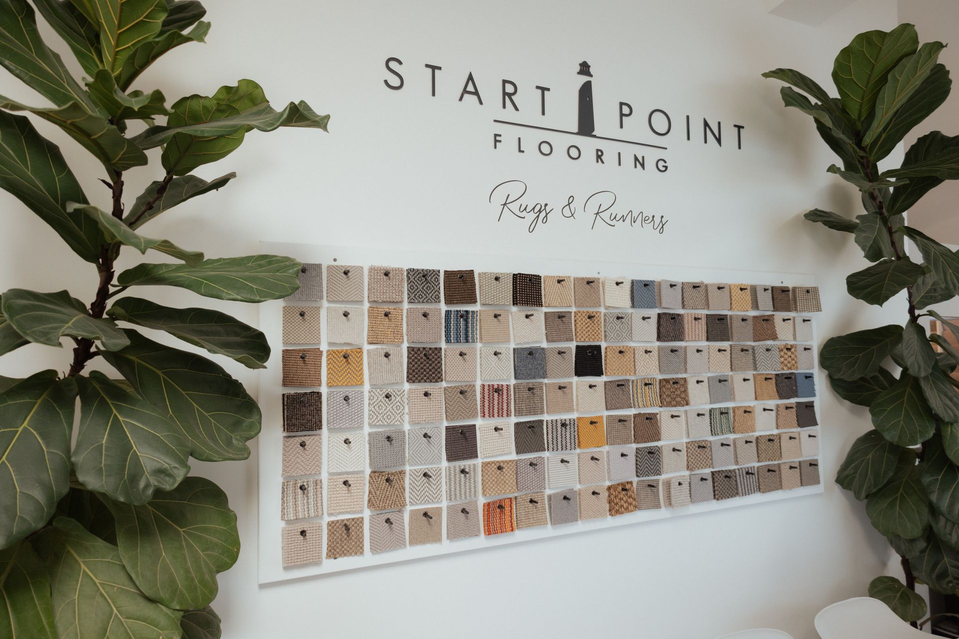 Flooring Samples in Loddiswell Showroom