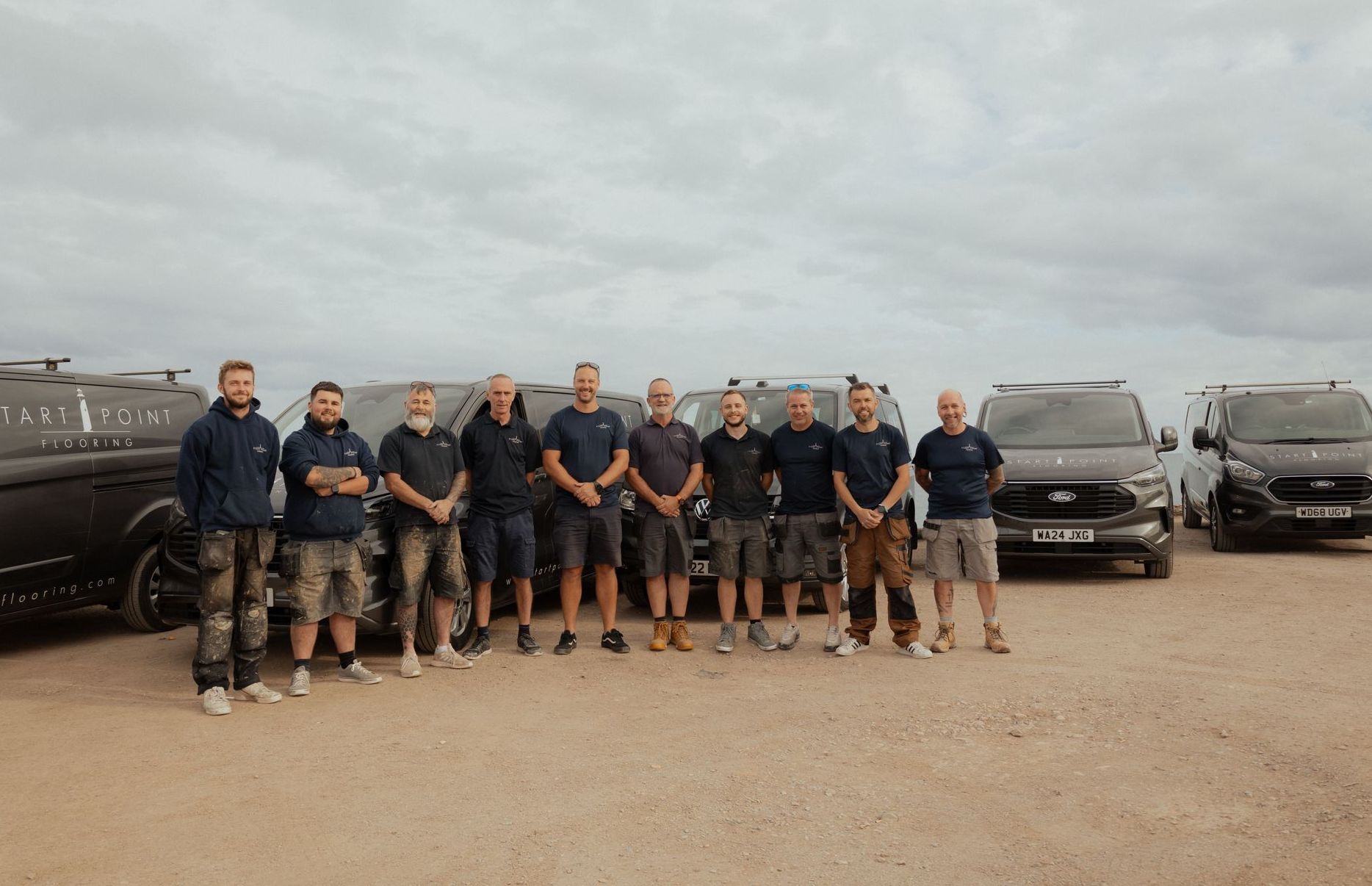 Start Point Flooring team, staff photo in Torcross